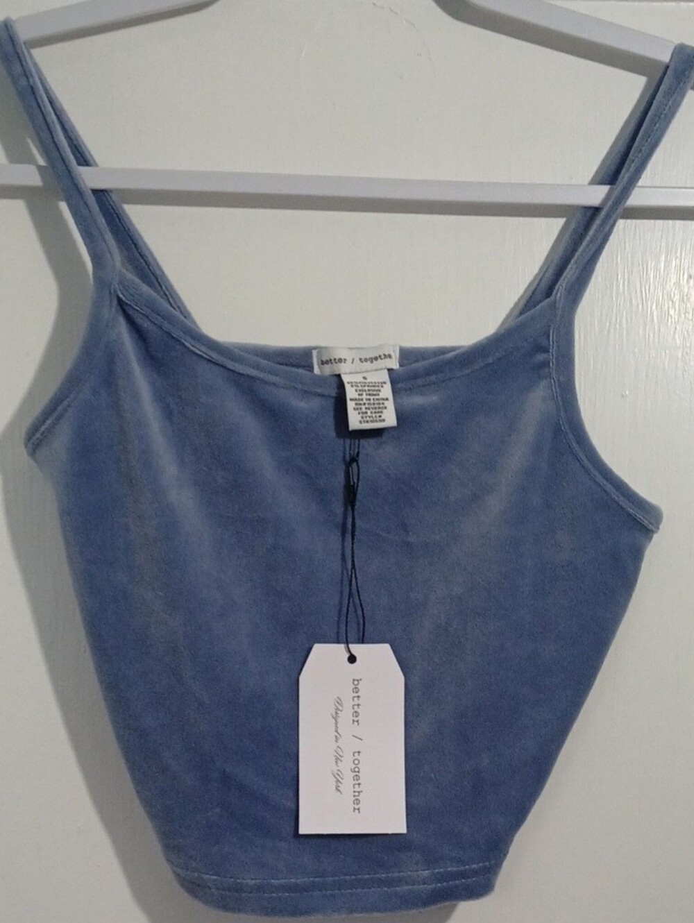Better Together Small Blue Crop Top - NWT